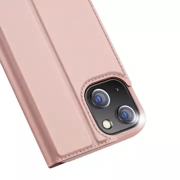 Dux Ducis Skin Pro Holster Flip Cover für iPhone 14 rosa