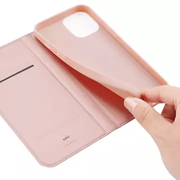 Dux Ducis Skin Pro Holster Flip Cover für iPhone 14 rosa