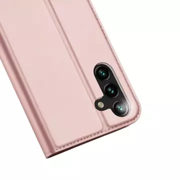 Dux Ducis Skin Pro Hülle Samsung Galaxy A14 5G Flip Card Wallet Stand Pink