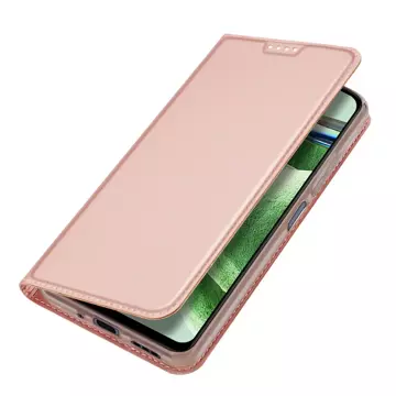 Dux Ducis Skin Pro Hülle für Xiaomi Redmi Note 12 Pro / Poco X5 Pro 5G Cover Flip Card Wallet Stand Pink