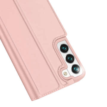 Dux Ducis Skin Pro Samsung Galaxy S22 Leder Schutzhülle Pink