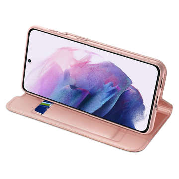 Dux Ducis Skin Pro Samsung Galaxy S22 Leder Schutzhülle Pink