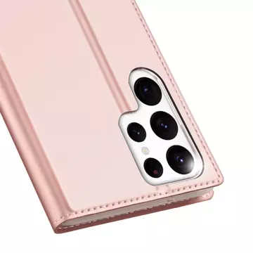 Dux Ducis Skin Pro Schutzhülle für Samsung Galaxy S23 Ultra Flip Card Wallet Stand Pink