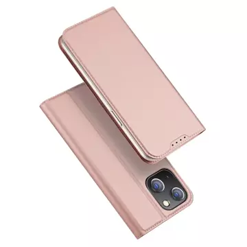Dux Ducis Skin Pro iPhone 15 Hülle mit Klappe und Geldbörse – Pink