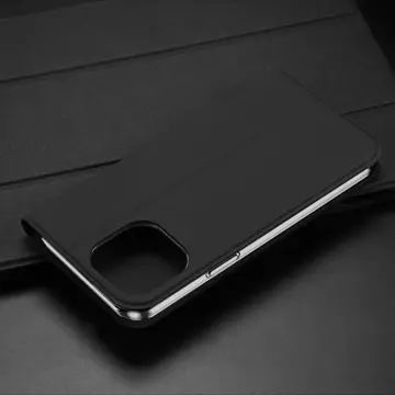 Dux Ducis Skin Pro iPhone 15 Hülle mit Klappe und Kartenetui – Schwarz