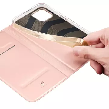 Dux Ducis Skin Pro iPhone 15 Plus Hülle mit Klappe und Geldbörse – Rosa