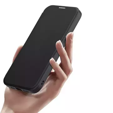 Dux Ducis Skin X Pro Hülle für Apple iPhone 15 Pro Magnetisches MagSafe Flip Cover – Schwarz