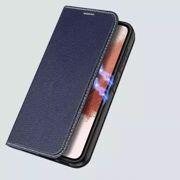 Dux Ducis Skin X2 Schutzhülle für Samsung Galaxy S23 Flip Cover Wallet Stand Blau