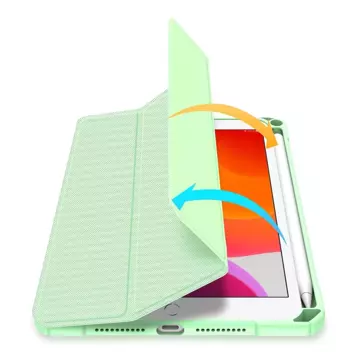Dux Ducis Toby Armored Flip Smart Case für iPad mini 2021 mit Apple Pencil Holder Grün