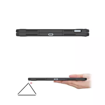 Dux Ducis Toby Hülle iPad 10.9'' 2022 (10 Gen.) Hülle mit Platz für Apple Pencil Stylus Smart Cover Ständer Pink