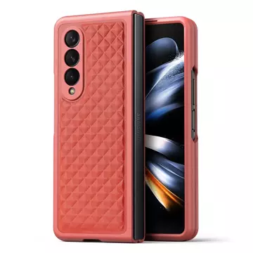 Dux Ducis Venice Hülle für Samsung Galaxy Z Fold 4 Lederhülle rot