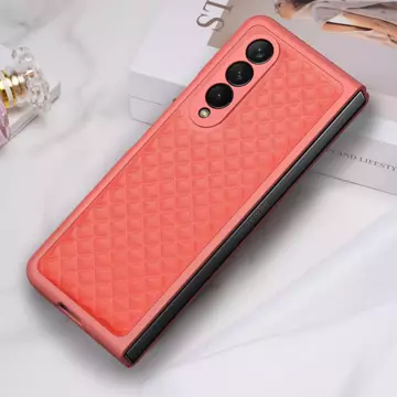 Dux Ducis Venice Hülle für Samsung Galaxy Z Fold 4 Lederhülle rot