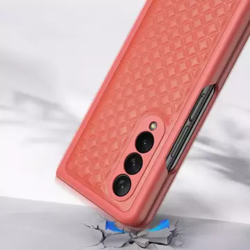 Dux Ducis Venice Hülle für Samsung Galaxy Z Fold 4 Lederhülle rot