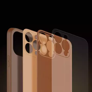 Dux Ducis Yolo Hülle iPhone 14 Pro elegante Hülle aus braunem Kunstleder