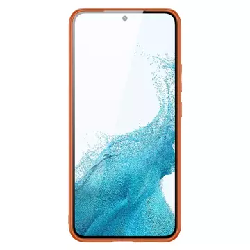 Dux Ducis Yolo elegante Hülle aus ökologischem Leder für Samsung Galaxy S22 (S22 Plus) orange