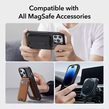 ESR CH HaloLock MagSafe Handyschutzhülle für Apple iPhone 14 Pro Mattschwarz