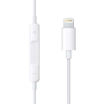 Ear Pods Lightning kabelgebundene Kopfhörer für Apple iPhone iPad iPod In-Ear Weiß