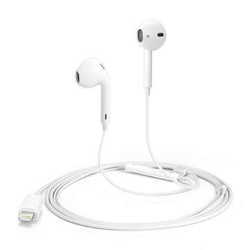 Ear Pods Lightning kabelgebundene Kopfhörer für Apple iPhone iPad iPod In-Ear Weiß