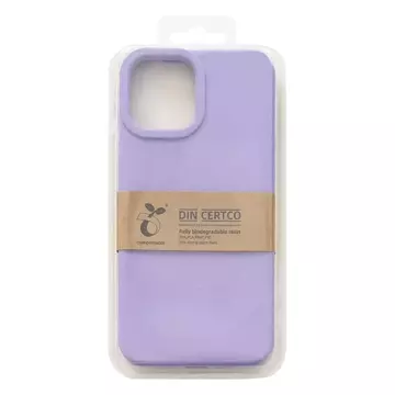 Eco Case Case für iPhone 11 Pro Max Silikonhülle Handyhülle Lila