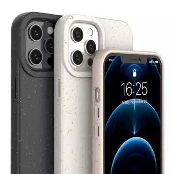 Eco Case Case für iPhone 12 Pro Max Silikonhülle Handyhülle Lila