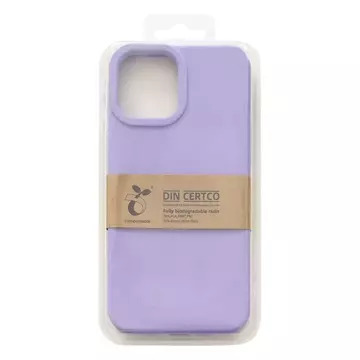 Eco Case Case für iPhone 13 Pro Max Silikonhülle Handyhülle Lila