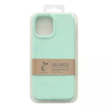 Eco Case für iPhone 12 Mini Silikonhülle Handyhülle mint