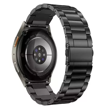 Edelstahlarmband für Samsung Galaxy Watch 4 / 5 / 5 Pro / 6 / 7 Schwarz