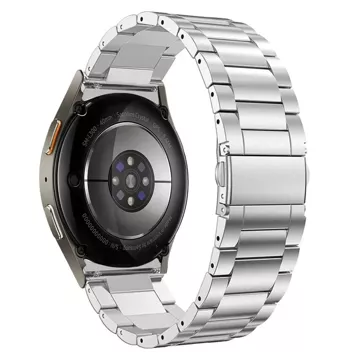 Edelstahlarmband für Samsung Galaxy Watch 4 / 5 / 5 Pro / 6 / 7 Silver