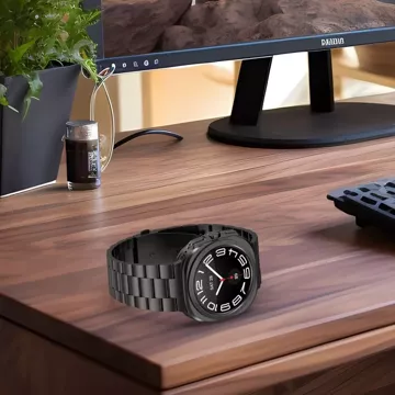 Edelstahlarmband für Samsung Galaxy Watch Ultra (47 mm) Titan