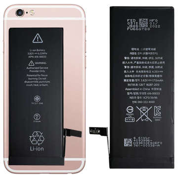 Ersatzakku für Apple iPhone 6S 1715mAh A1688 A1633