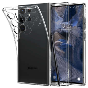 Etiu na telefon Spigen Liquid Crystaldo Samsung Galaxy S23 Ultra Crystal Clear