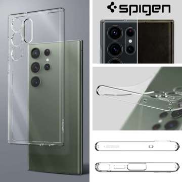 Etiu na telefon Spigen Liquid Crystaldo Samsung Galaxy S23 Ultra Crystal Clear