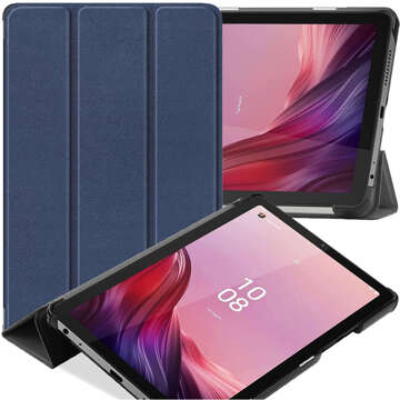 Etui Alogy Book Cover Case für Lenovo Tab M9 2023 TB310XU TB310FU Granatowe