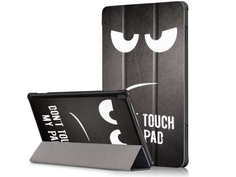 Etui Alogy Book Cover für Lenovo M10 TB-X505 F/L Don't Touch My Pad Folia Rysik