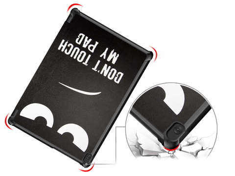 Etui Alogy Book Cover für Lenovo M10 TB-X505 F/L Don't Touch My Pad Folia Rysik