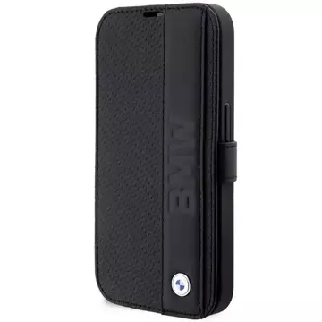 Etui BMW BMBKP14X22RDPK für Apple iPhone 14 Pro Max 6,7" Bücherregal Leder Strukturiert