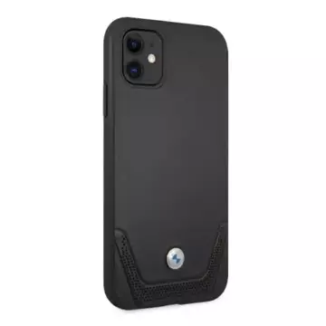 Etui BMW BMHCN61RSWPK für Apple iPhone 11/ XR Hardcase Leder perforiert