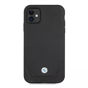 Etui BMW BMHCN61RSWPK für Apple iPhone 11/ XR Hardcase Leder perforiert