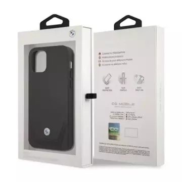 Etui BMW BMHCP12MRSWPK für Apple iPhone 12/ 12 Pro 6,1" Hardcase Leder perforiert