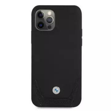 Etui BMW BMHCP12MRSWPK für Apple iPhone 12/ 12 Pro 6,1" Hardcase Leder perforiert