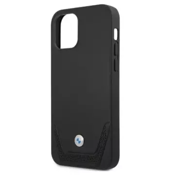 Etui BMW BMHCP12MRSWPK für Apple iPhone 12/ 12 Pro 6,1" Hardcase Leder perforiert