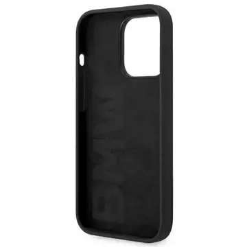 Etui BMW BMHCP14XSILBK für iPhone 14 Pro Max 6,7" Silikon-Metall-Logo