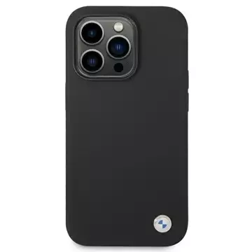 Etui BMW BMHCP14XSILBK für iPhone 14 Pro Max 6,7" Silikon-Metall-Logo