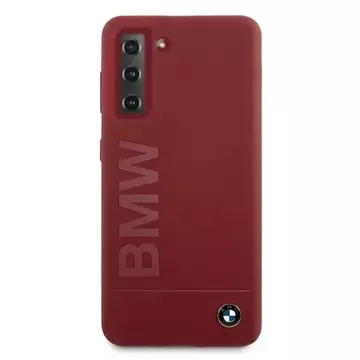 Etui BMW BMHCS21SSLBLRE für Samsung Galaxy S21 G991 Hardcase Silikon-Signatur-Logo