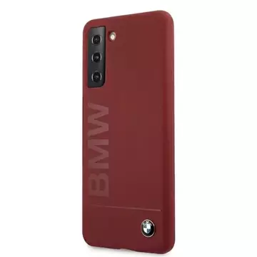 Etui BMW BMHCS21SSLBLRE für Samsung Galaxy S21 G991 Hardcase Silikon-Signatur-Logo