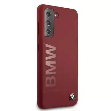 Etui BMW BMHCS21SSLBLRE für Samsung Galaxy S21 G991 Hardcase Silikon-Signatur-Logo