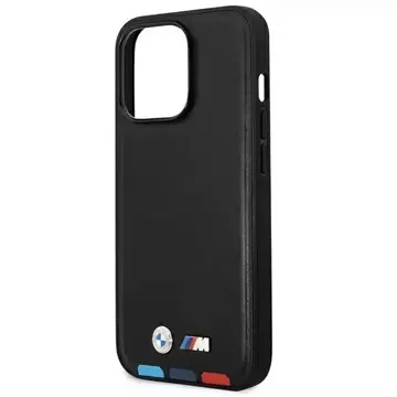 Etui BMW BMHMP14L22PTDK für iPhone 14 Pro 6,1" Leather Stamp Tricolor Magsafe