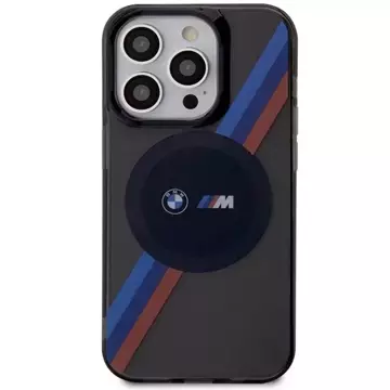 Etui BMW BMHMP14XHDTK für Apple iPhone 14 Pro Max 6,7" Hardcase Tricolor Stripes MagSafe