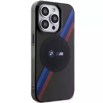 Etui BMW BMHMP14XHDTK für Apple iPhone 14 Pro Max 6,7" Hardcase Tricolor Stripes MagSafe