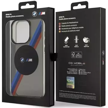 Etui BMW BMHMP14XHDTK für Apple iPhone 14 Pro Max 6,7" Hardcase Tricolor Stripes MagSafe